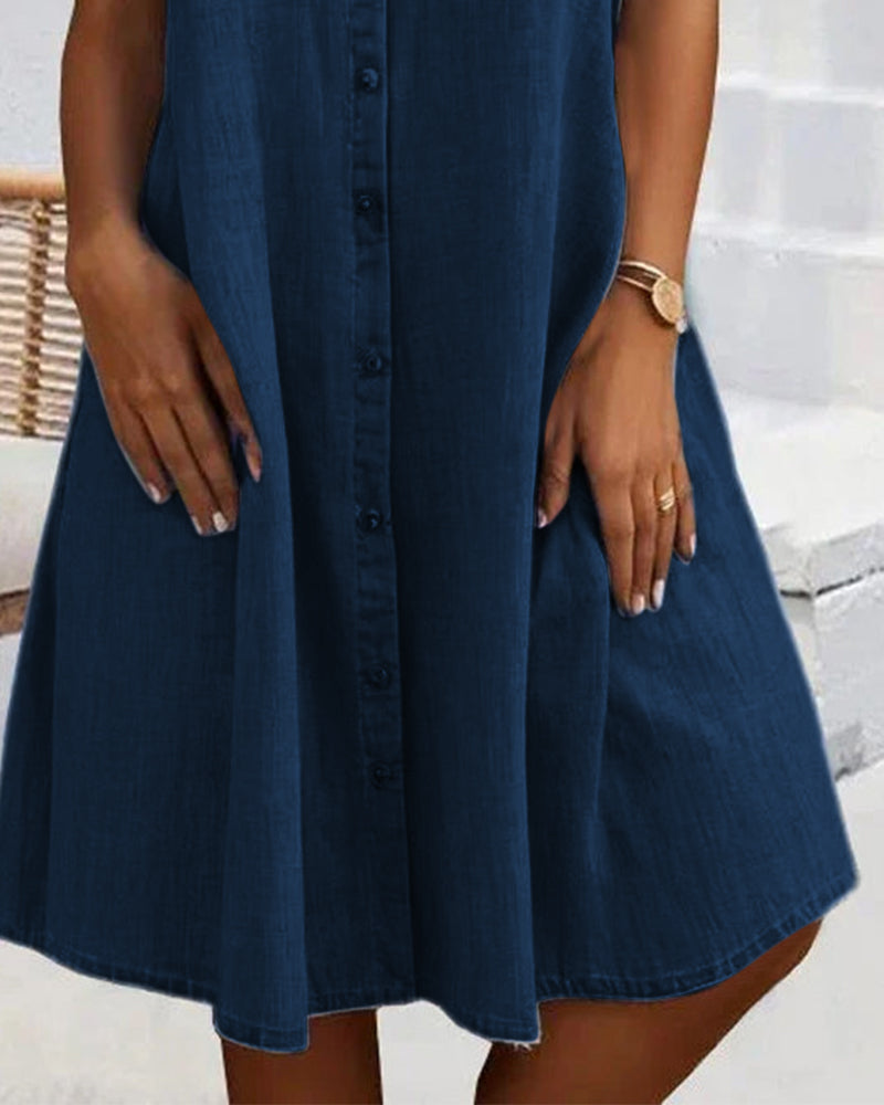 Salomé™ | Denim Shirt Dress