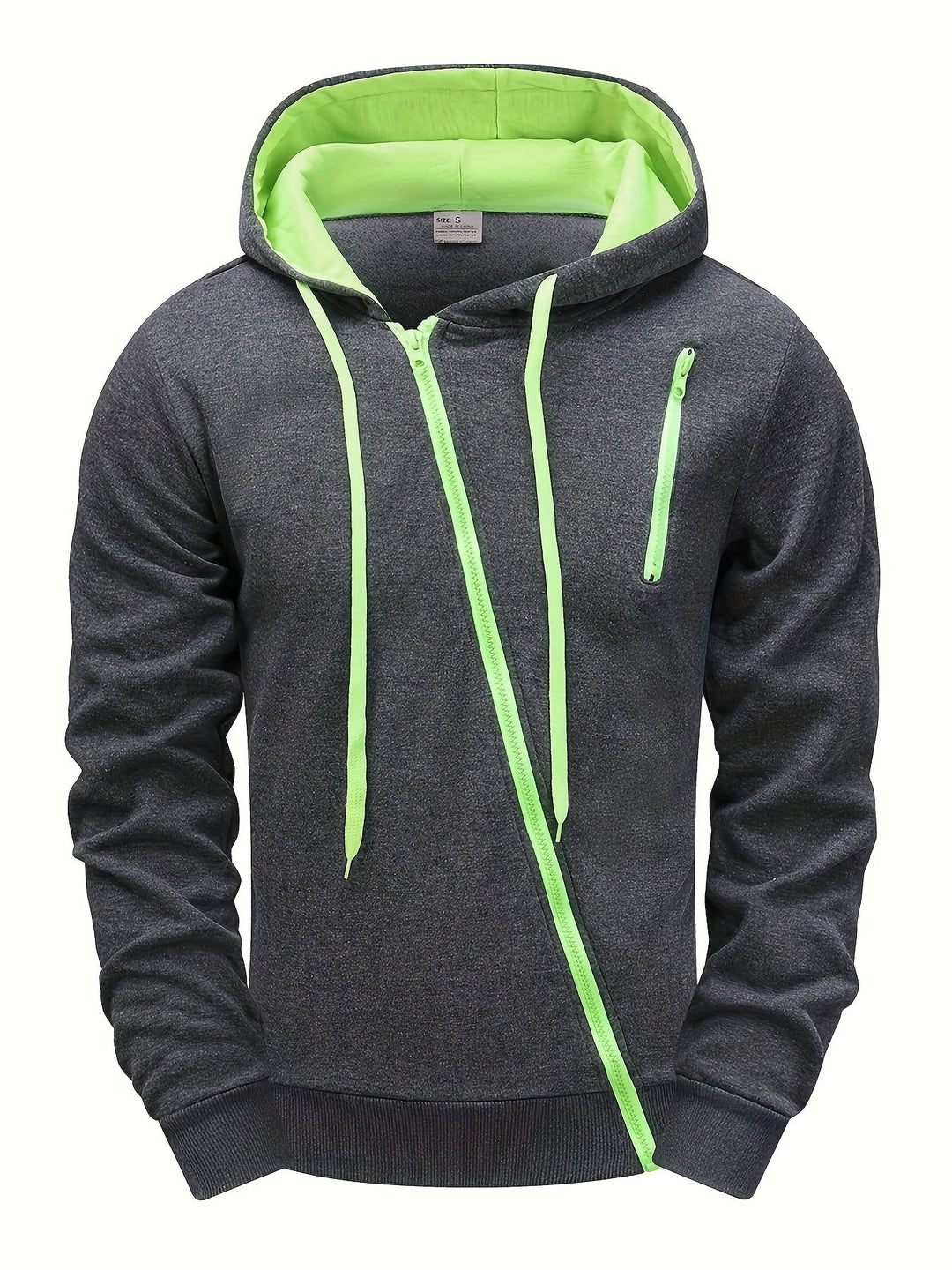 Hendro - Casual Long Sleeve Zipper Hoodie