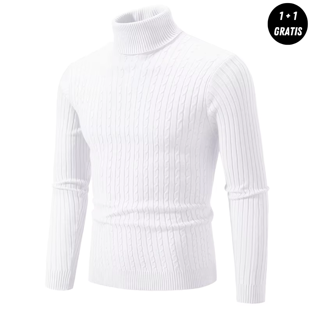 Victor | Warm knit sweater with turtleneck