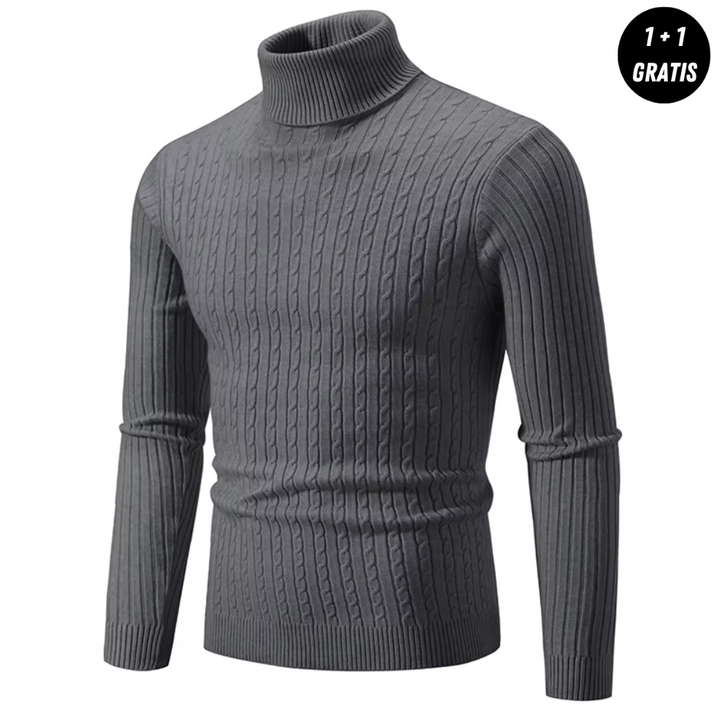 Victor | Warm knit sweater with turtleneck