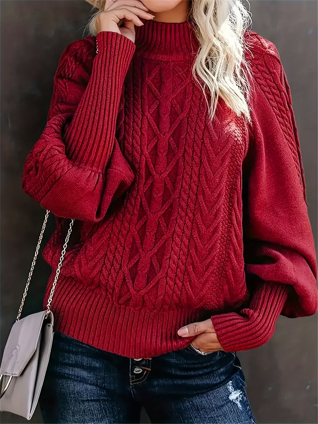 Tinsley - Casual Long Sleeve Knitted Sweater
