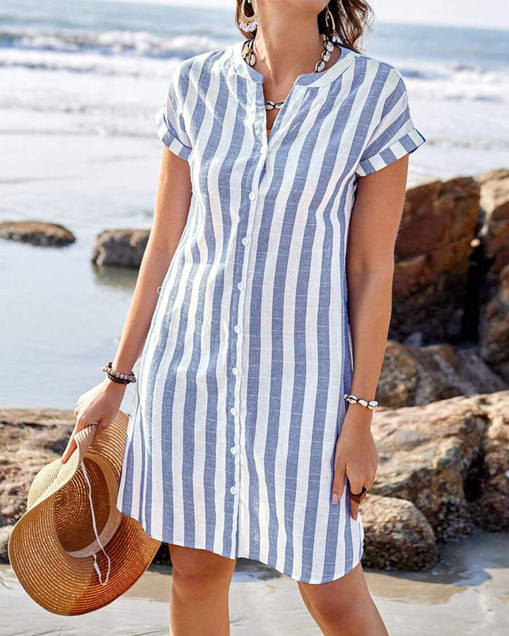Ione™ – Elegant Shirt Dress