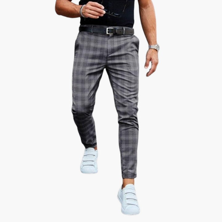 Roy | Men's Checkered Chino Pants