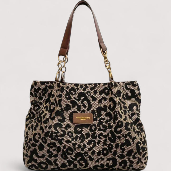 Edith™ | Leopard Canvas Shopping Bag