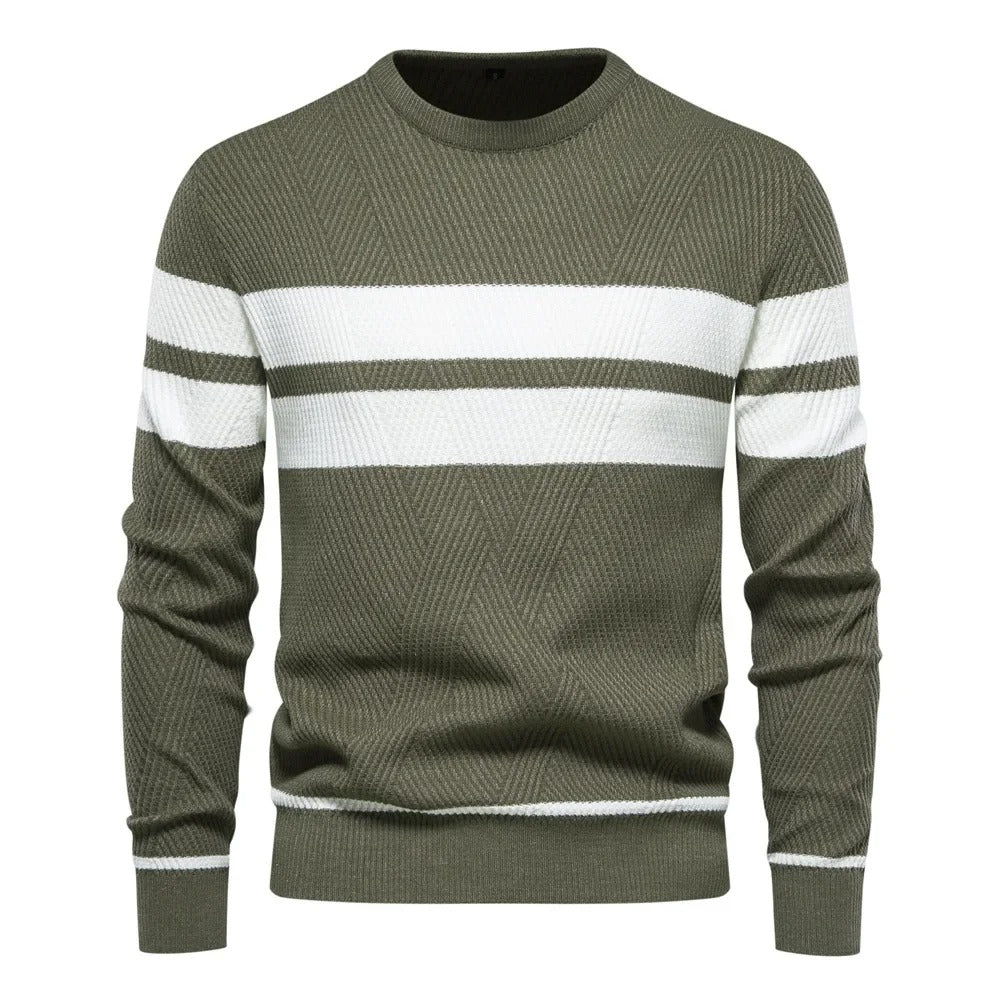 NordKnit Striped Knit Pullover