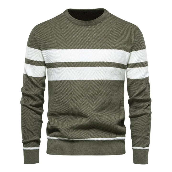 NordKnit Striped Knit Pullover