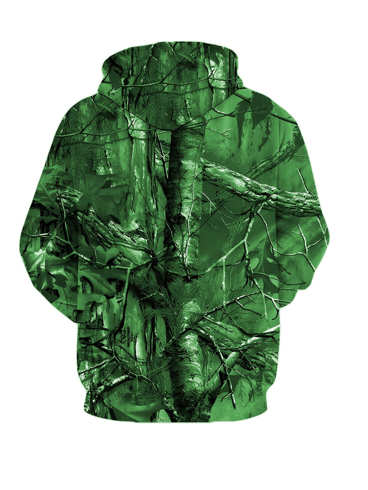 Whitaker - Branch Printed Hoodie With Zip Up