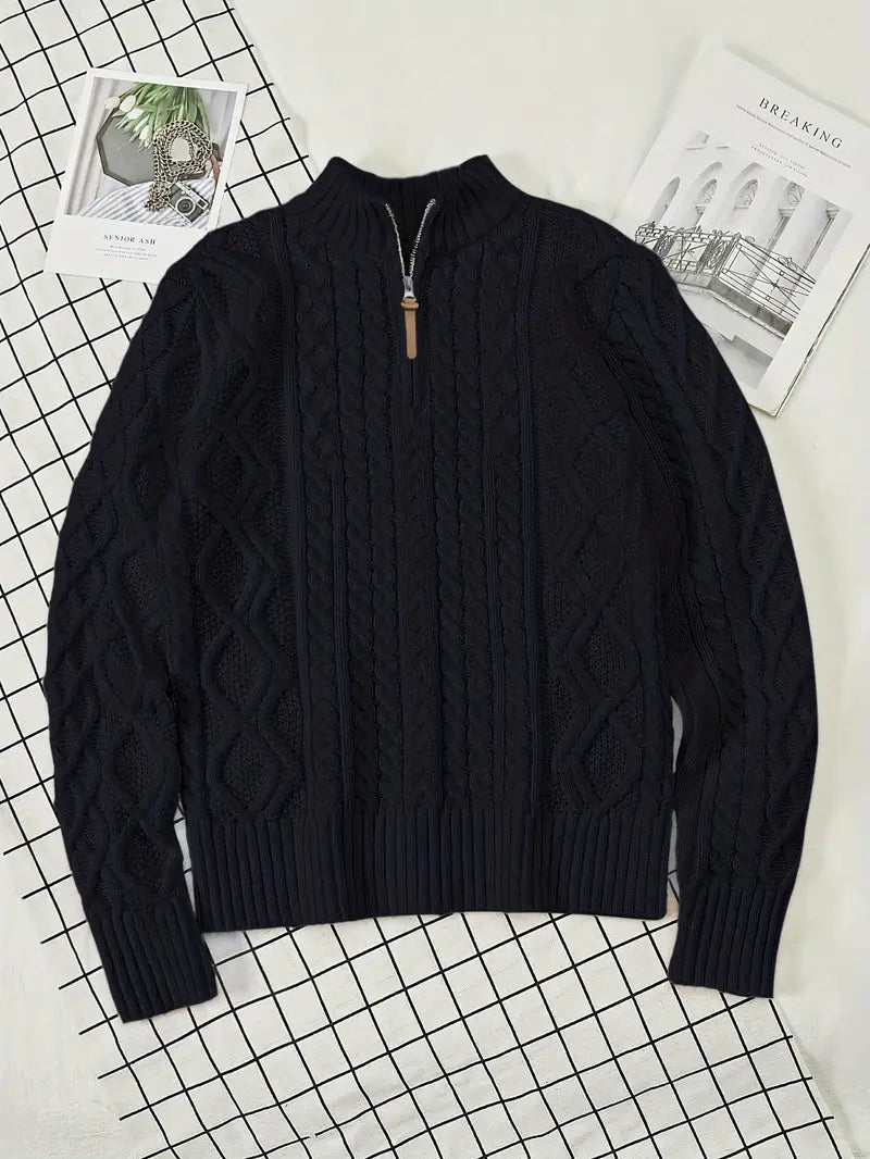 Rabada | Half-Zip Knitted Sweater
