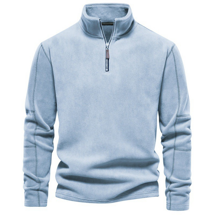 Joshua | Fleece Pullover with Quarter Zip