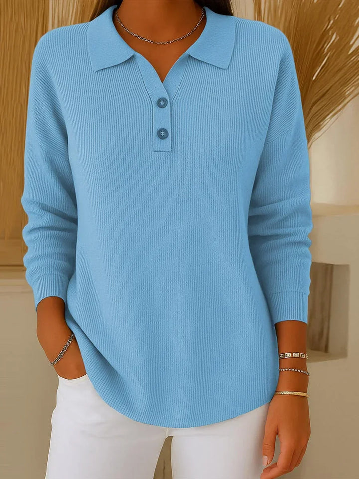 Aranka | Long Sleeve Shirt with Lapel Collar