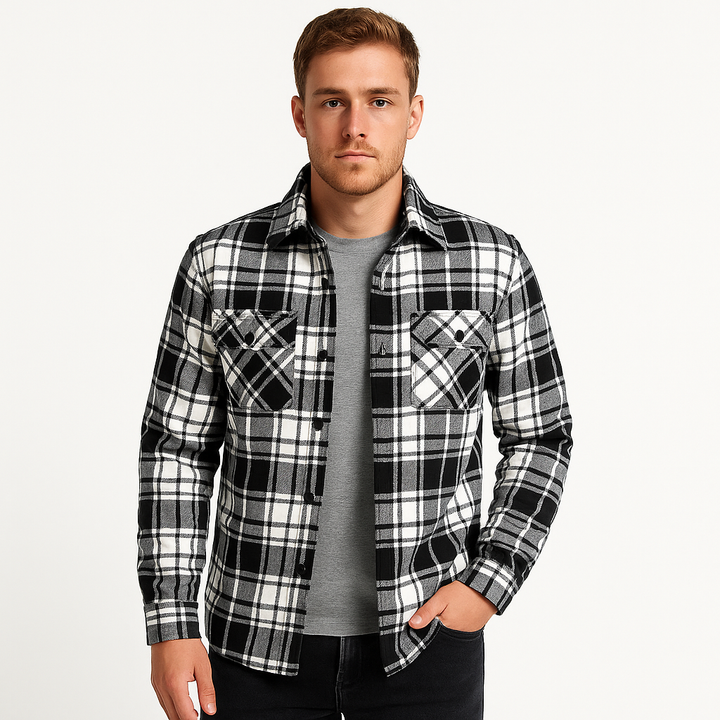 Braxton | Plaid Zip Jacket
