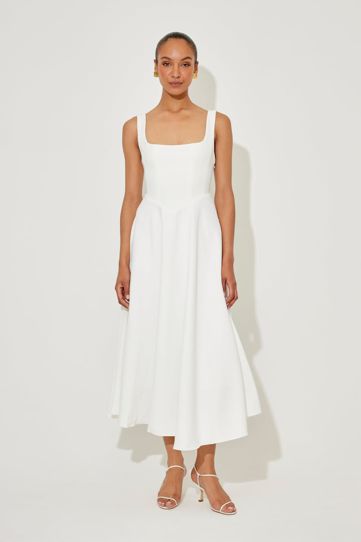 Amelia™ | Timeless Flowy Midi Dress