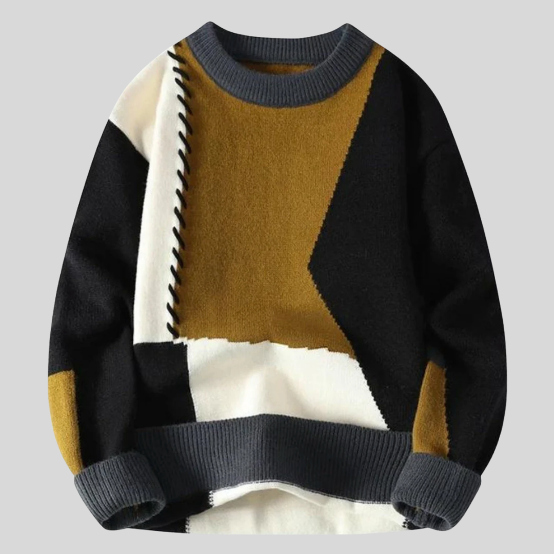 Alex | Patchwork Pullover