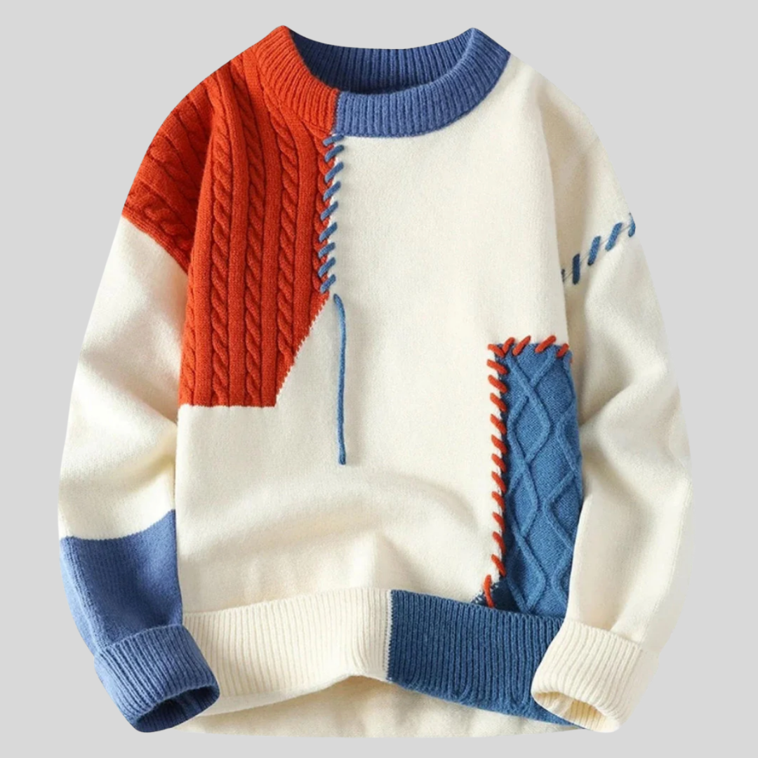 Alex | Patchwork Pullover