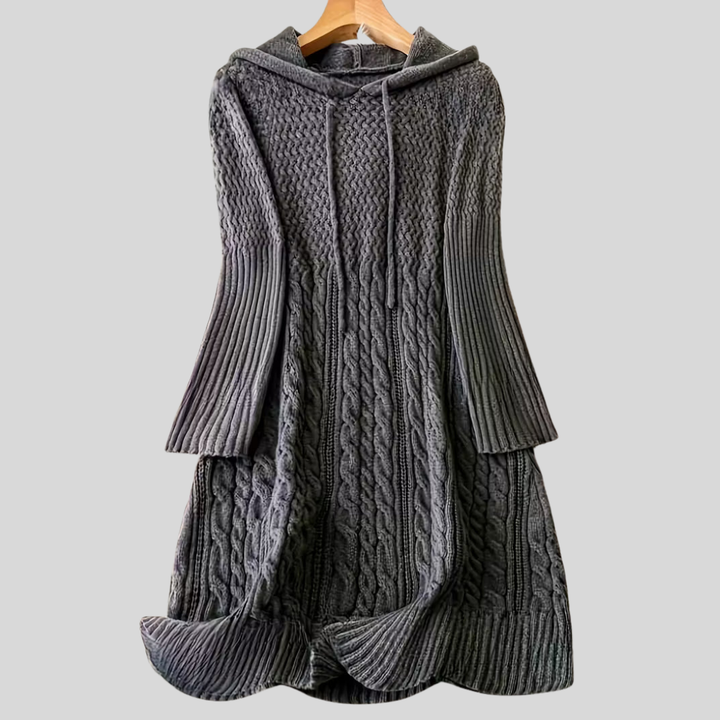 Jakynta | Casual Hooded Sweater Dress