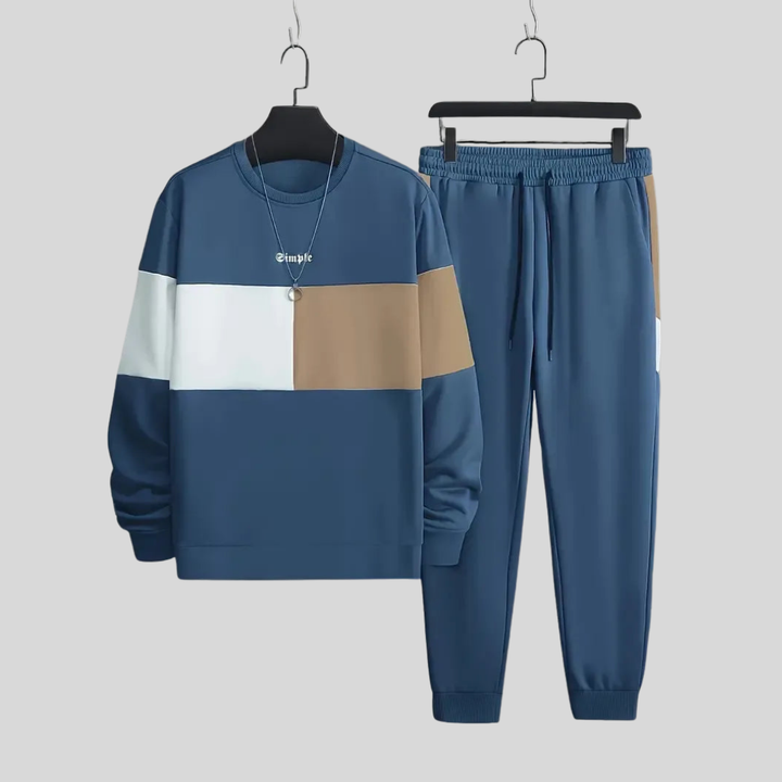 Brigham | Colorblock Round Neck Tracksuit