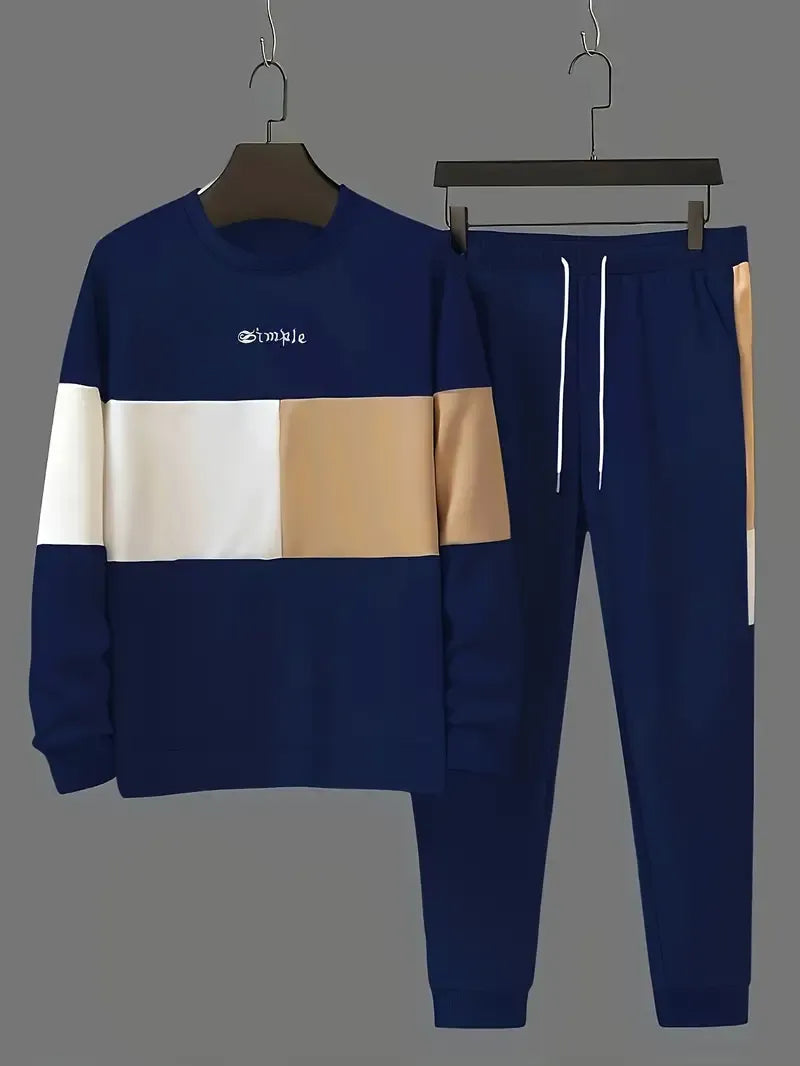 Brigham | Colorblock Round Neck Tracksuit