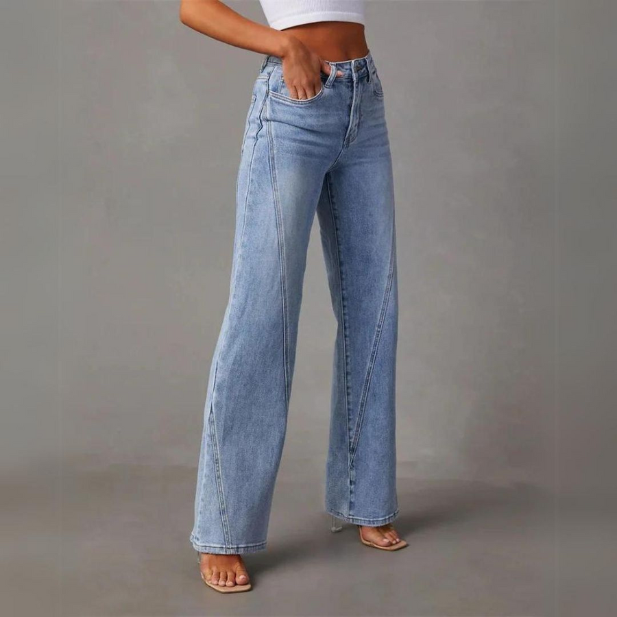 Olivia™ | High Waisted Wide Leg Jeans