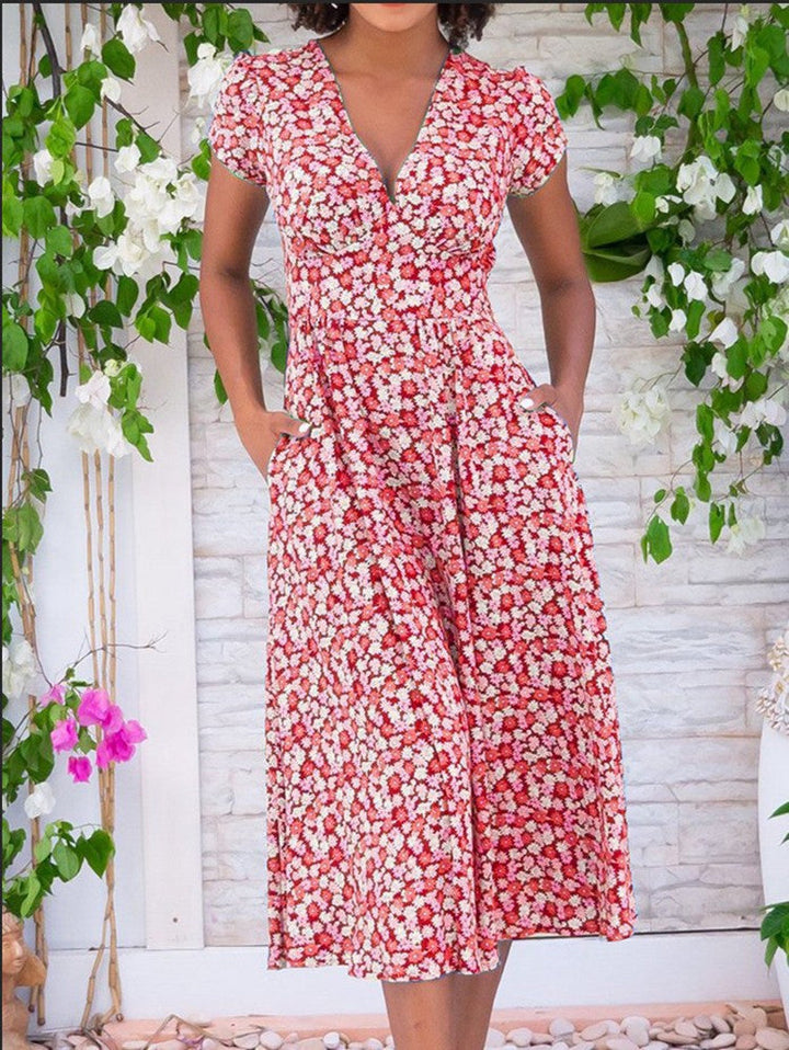 Fienna – Button-Front Midi Dress