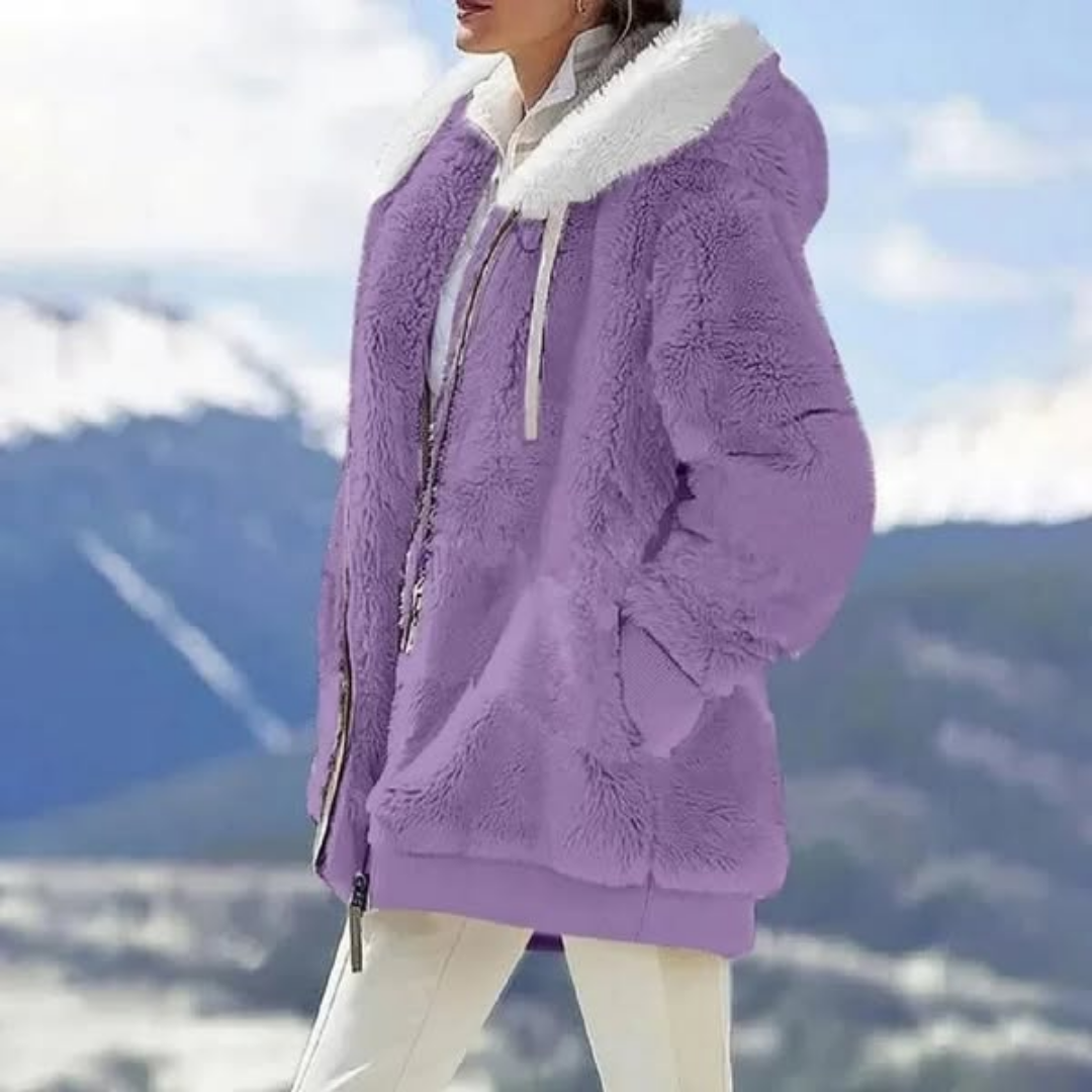 Andrea | Winter Jacket with Hood and Zipper