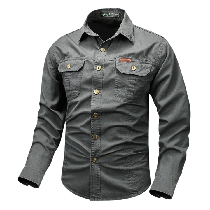 Theodor - Long Sleeve Shirt With Pocket