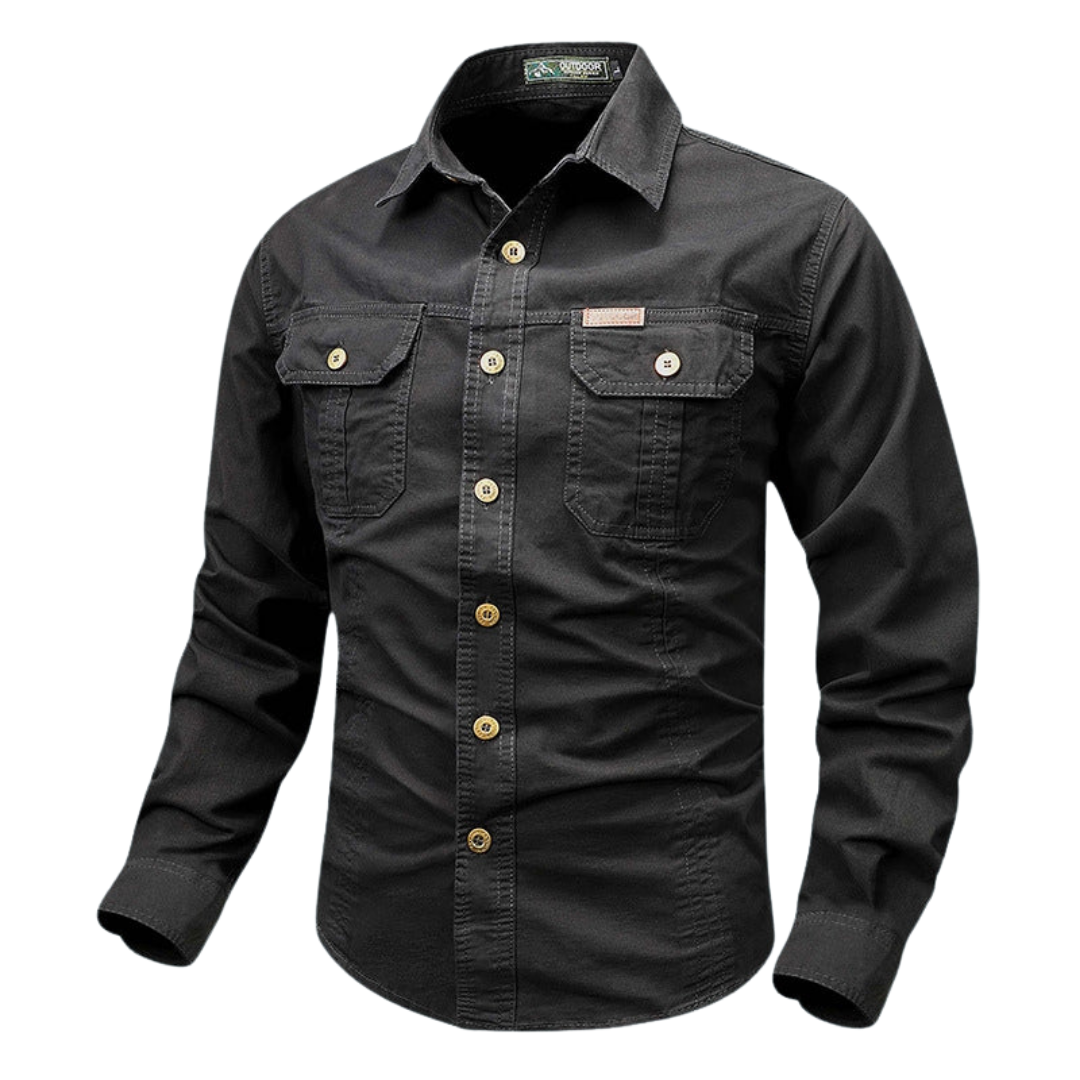 Theodor - Long Sleeve Shirt With Pocket