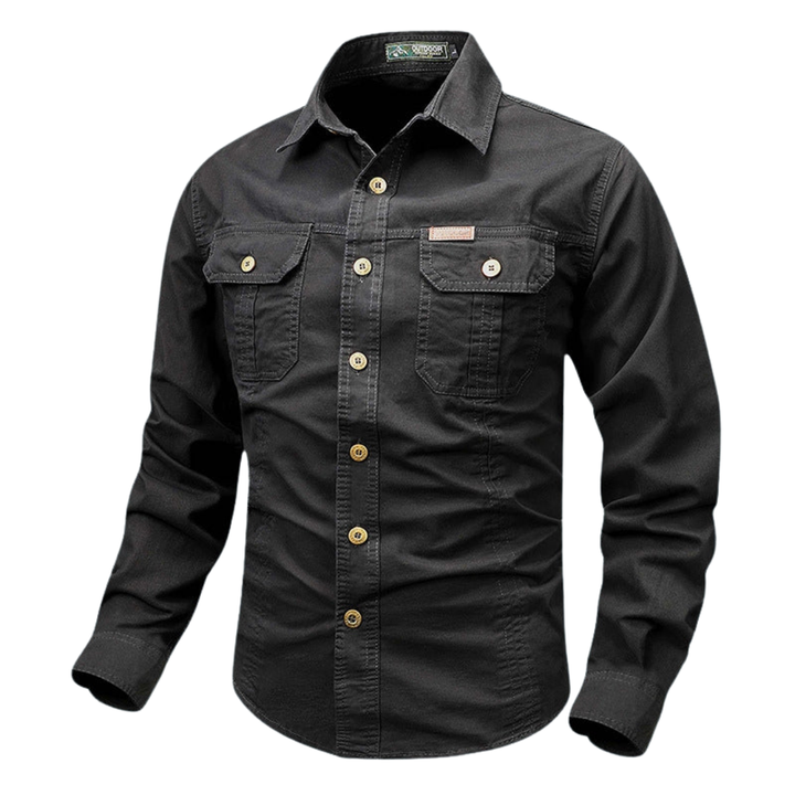 Theodor - Long Sleeve Shirt With Pocket