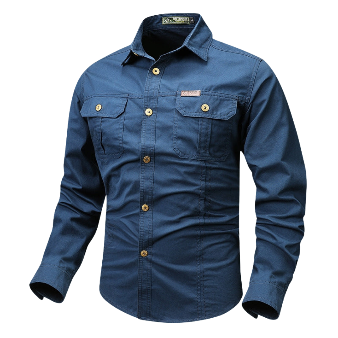 Theodor - Long Sleeve Shirt With Pocket