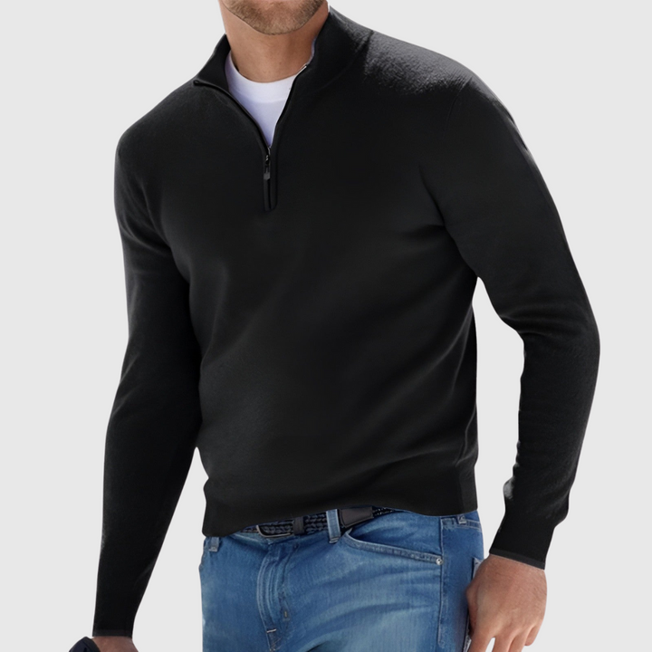 Felix - Zip-Up Pullover for Men