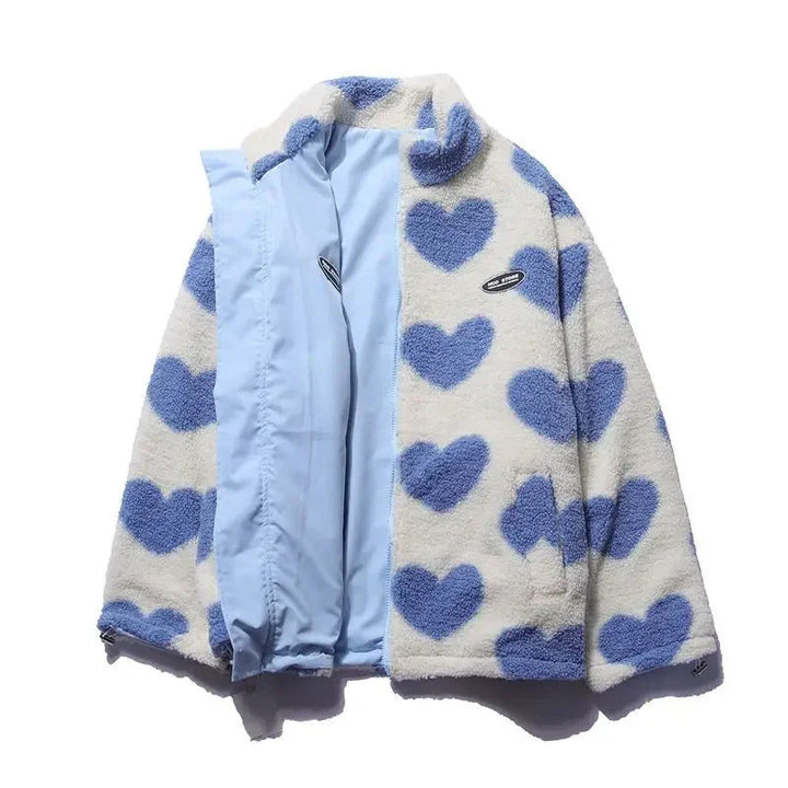 Dianne | Reversible Heart-Print Comfort Jacket