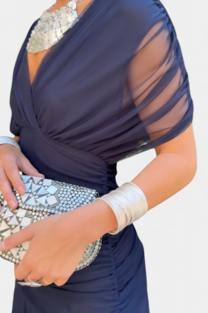 Hayden Laluna™ | Elegant Floral V-Neck Dress