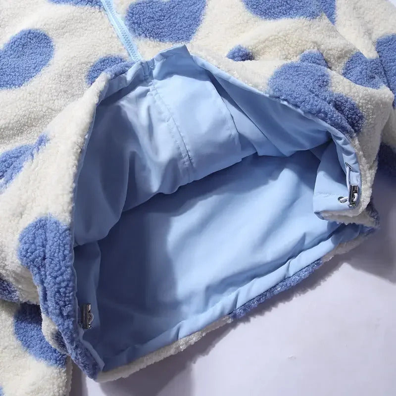 Dianne | Reversible Heart-Print Comfort Jacket