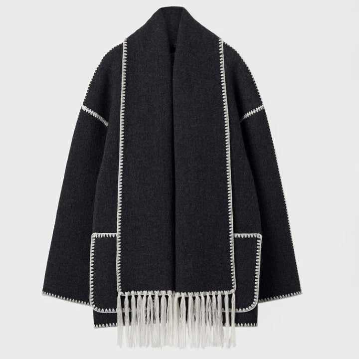 Sofia Amoretti Wool Scarf Coat
