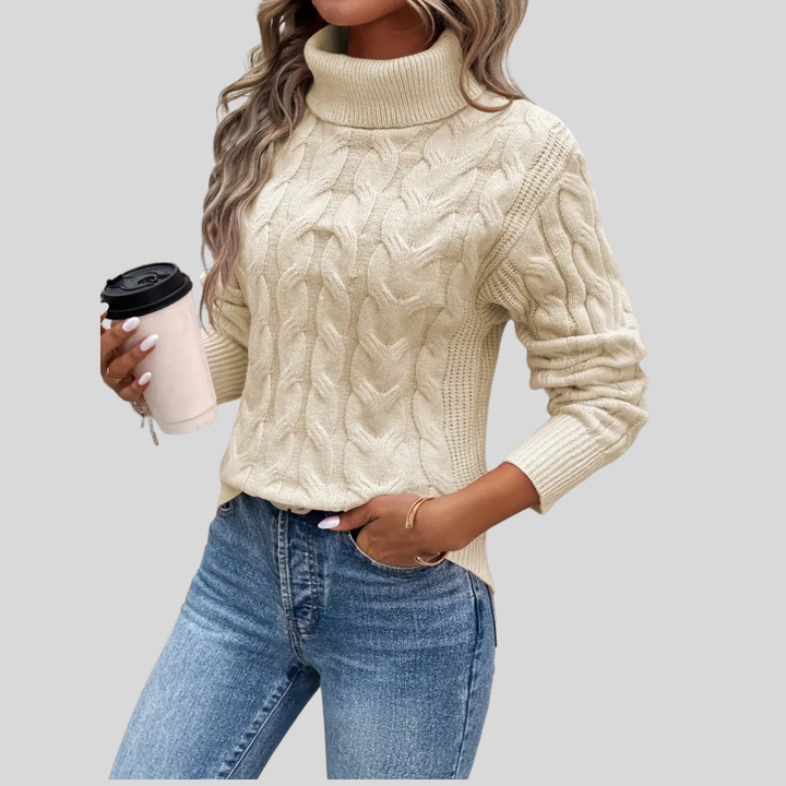 Cristina | Handcrafted Turtleneck Sweater