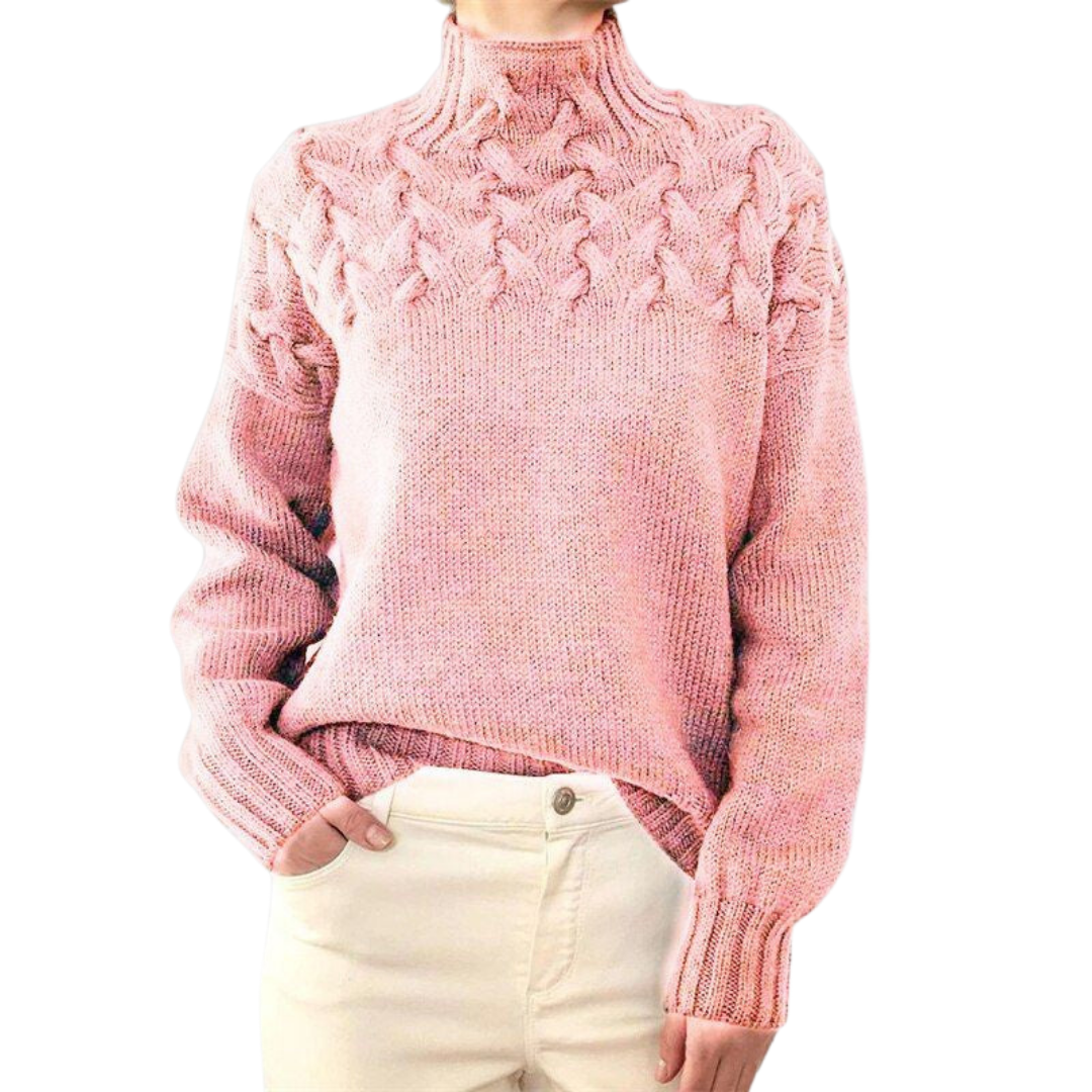 Juliette | Women's Turtleneck Knit Sweater