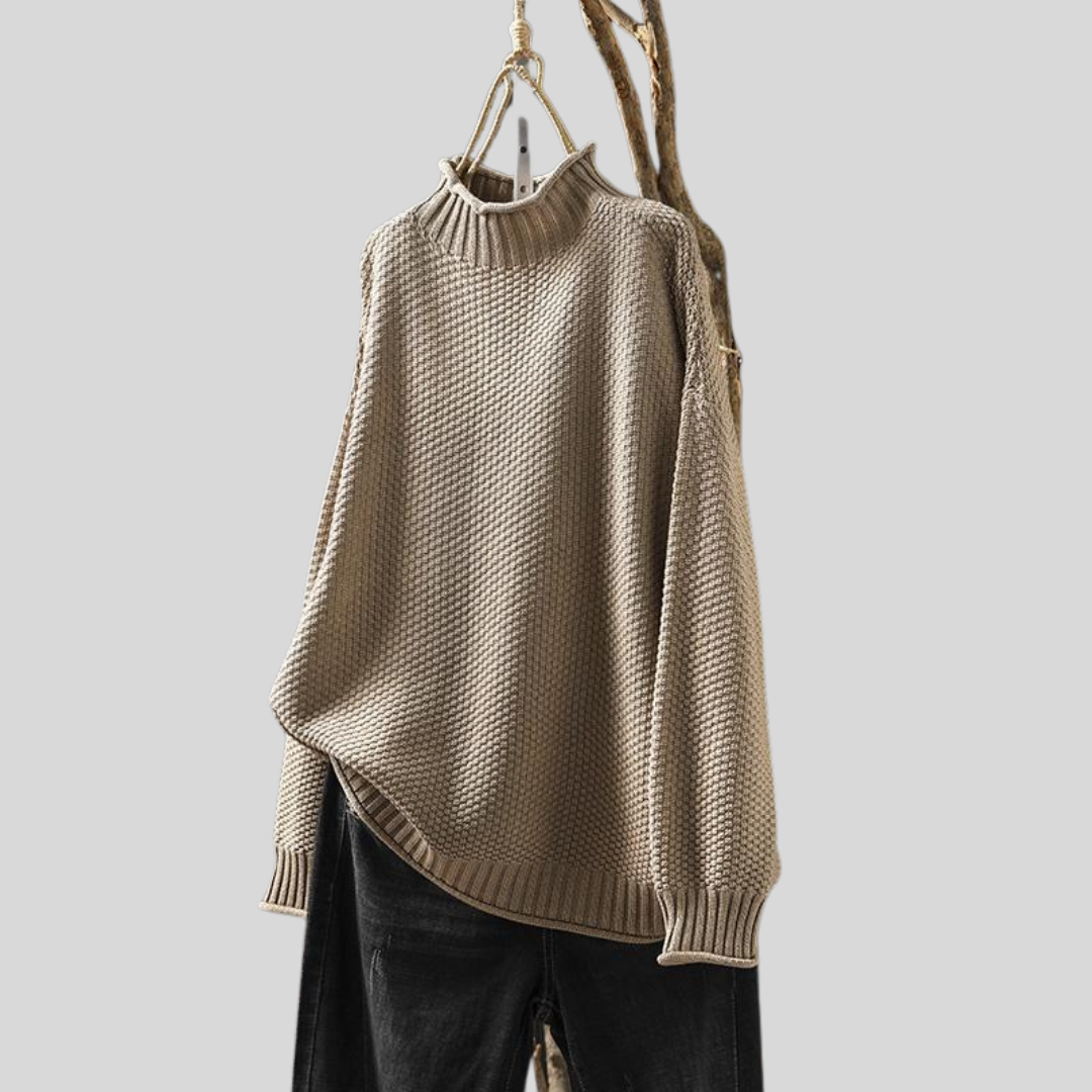 Anita | Soft and Elegant Waffle Knit Sweater