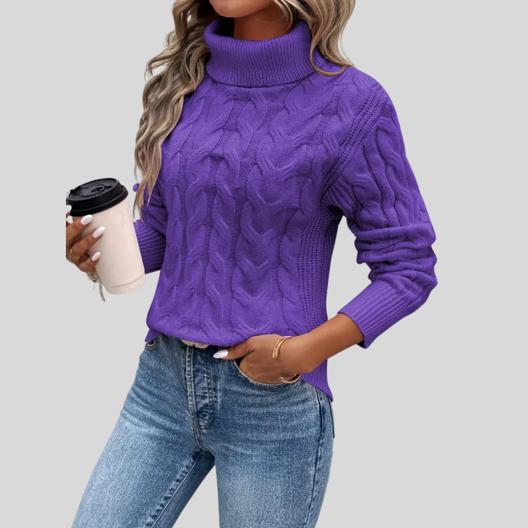 Cristina | Handcrafted Turtleneck Sweater