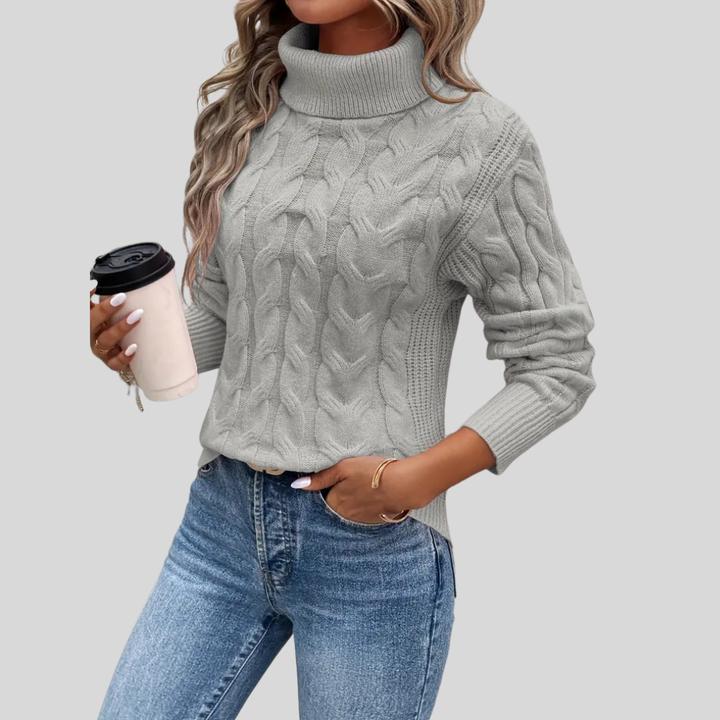 Cristina | Handcrafted Turtleneck Sweater
