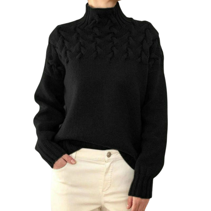 Juliette | Women's Turtleneck Knit Sweater