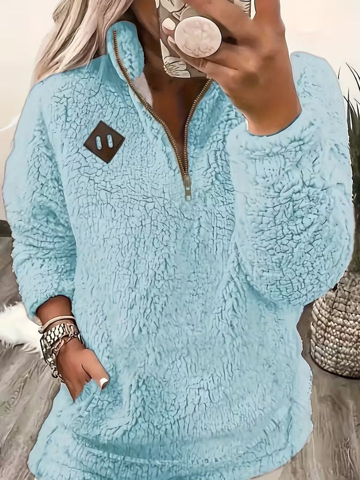 Humera™ | Elegant Zip-Up Sweater