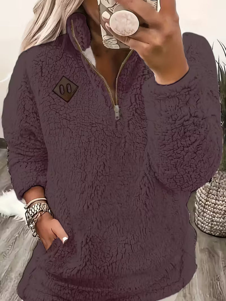 Humera™ | Elegant Zip-Up Sweater