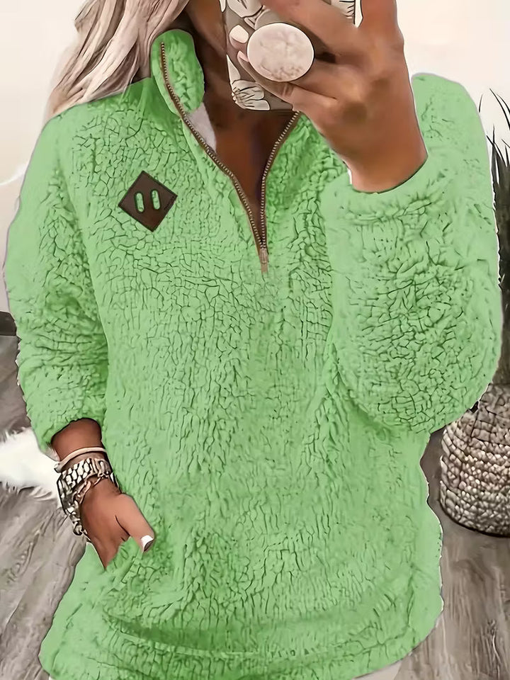 Humera™ | Elegant Zip-Up Sweater