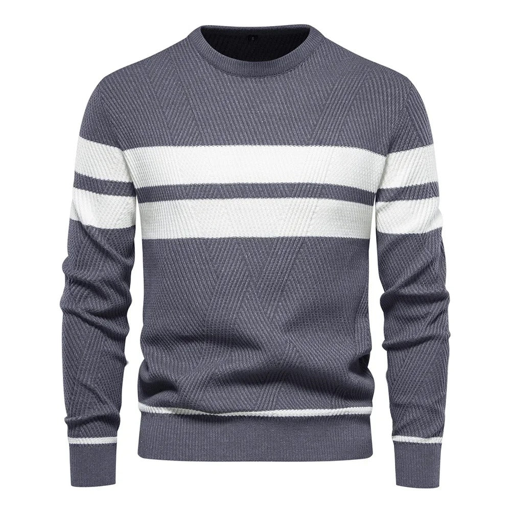 NordKnit Striped Knit Pullover