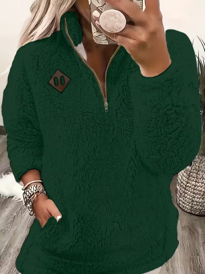 Humera™ | Elegant Zip-Up Sweater