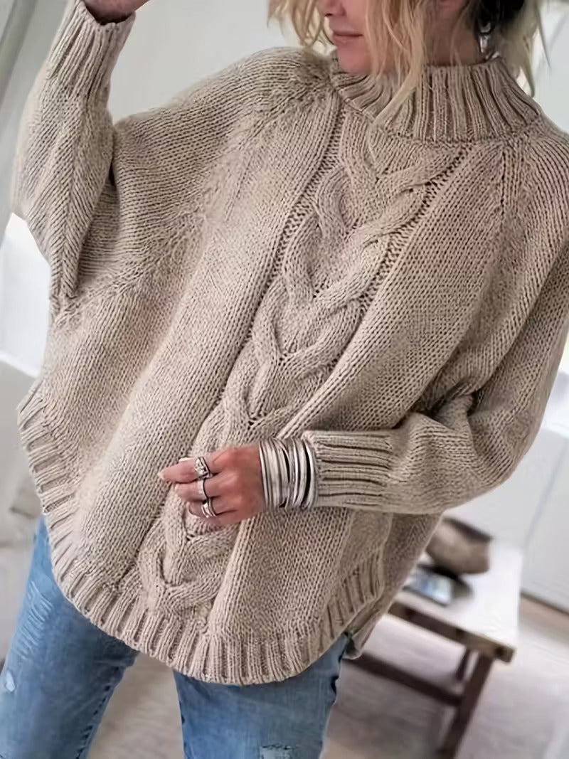 Pamella™ | Oversized Cable Knit Sweater