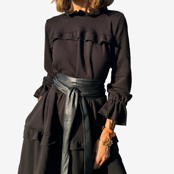 Lauren | Midi Ruffle Dress