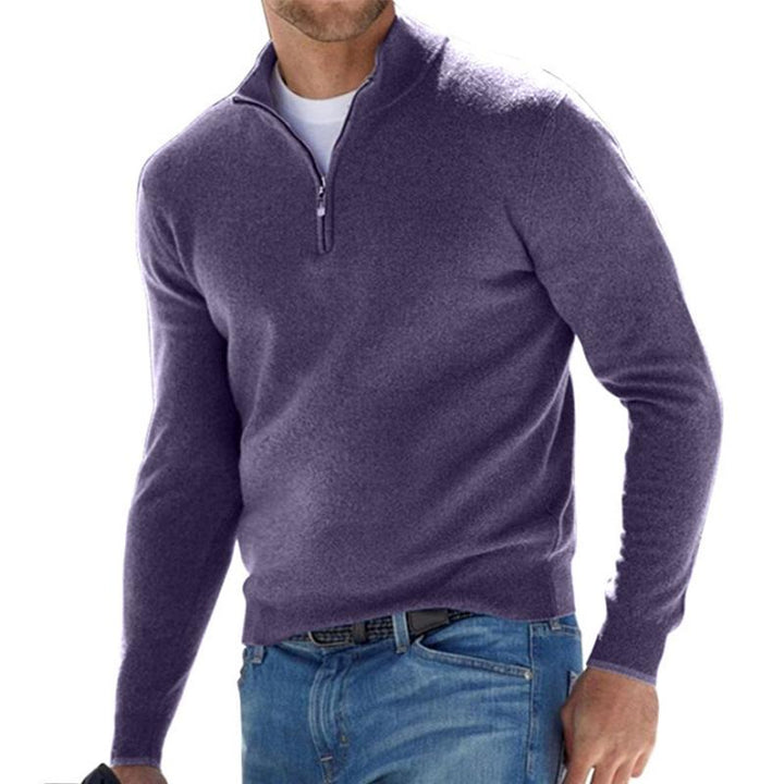 Vida - quarter zip collar sweatshirt