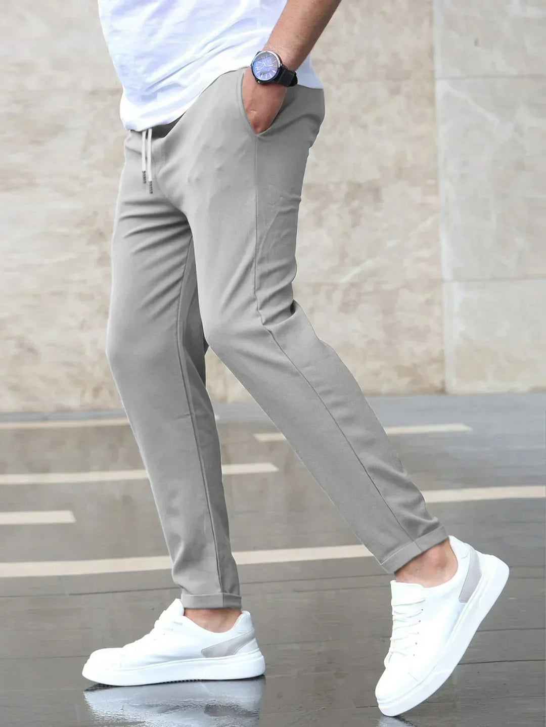 Gino | Elegant Stretch Pants – High-End Comfort and Style