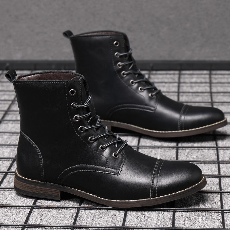 Claude | Genuine Leather Ankle Boots