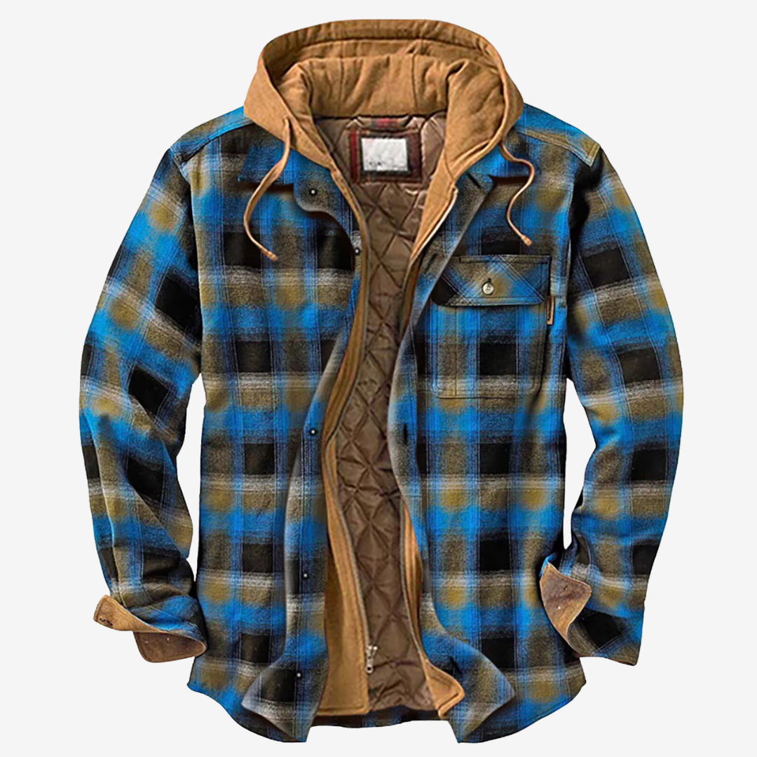 Thierry - Timeless Flannel Jacket with Hood
